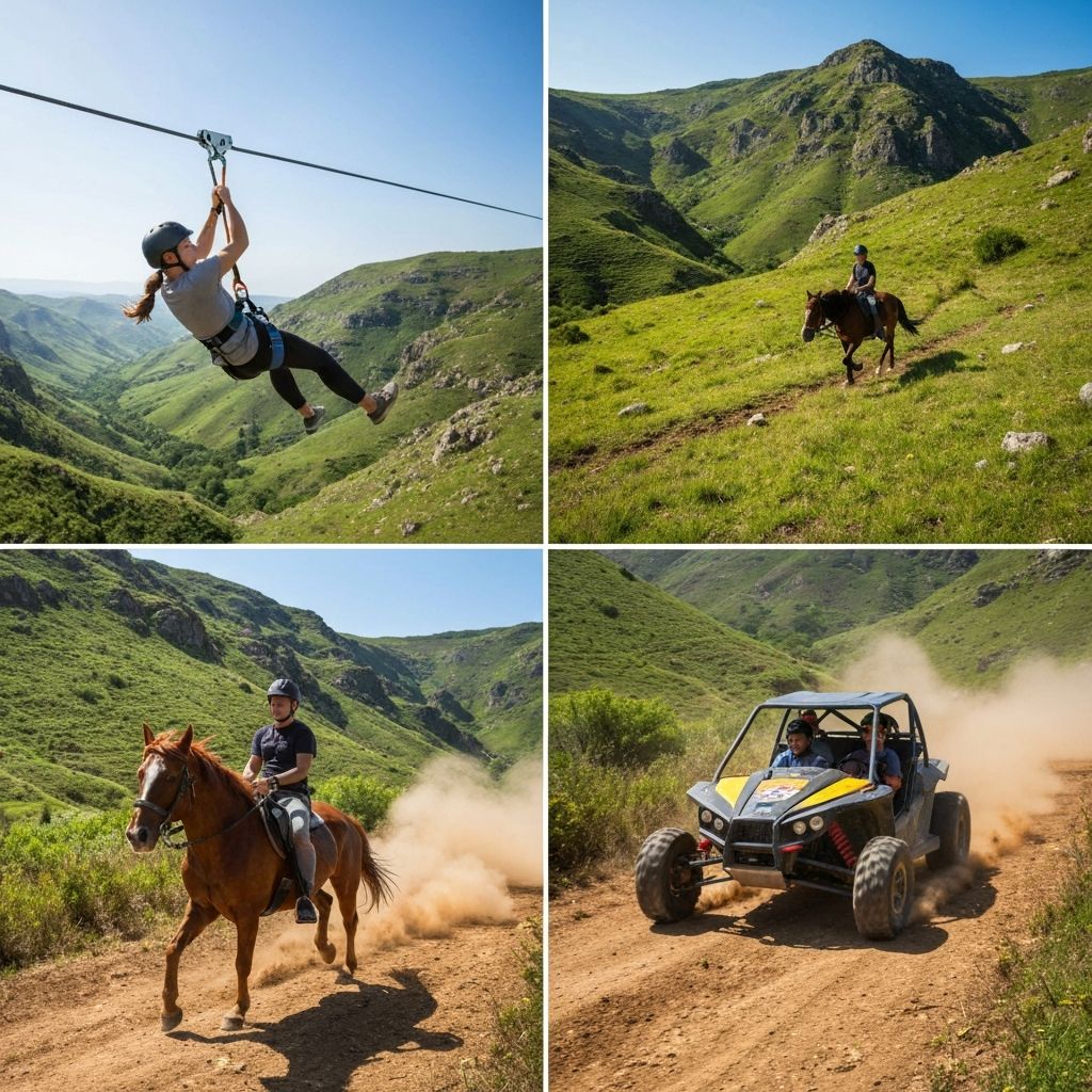 Zipline + Horseback Riding + Buggy + Lunch